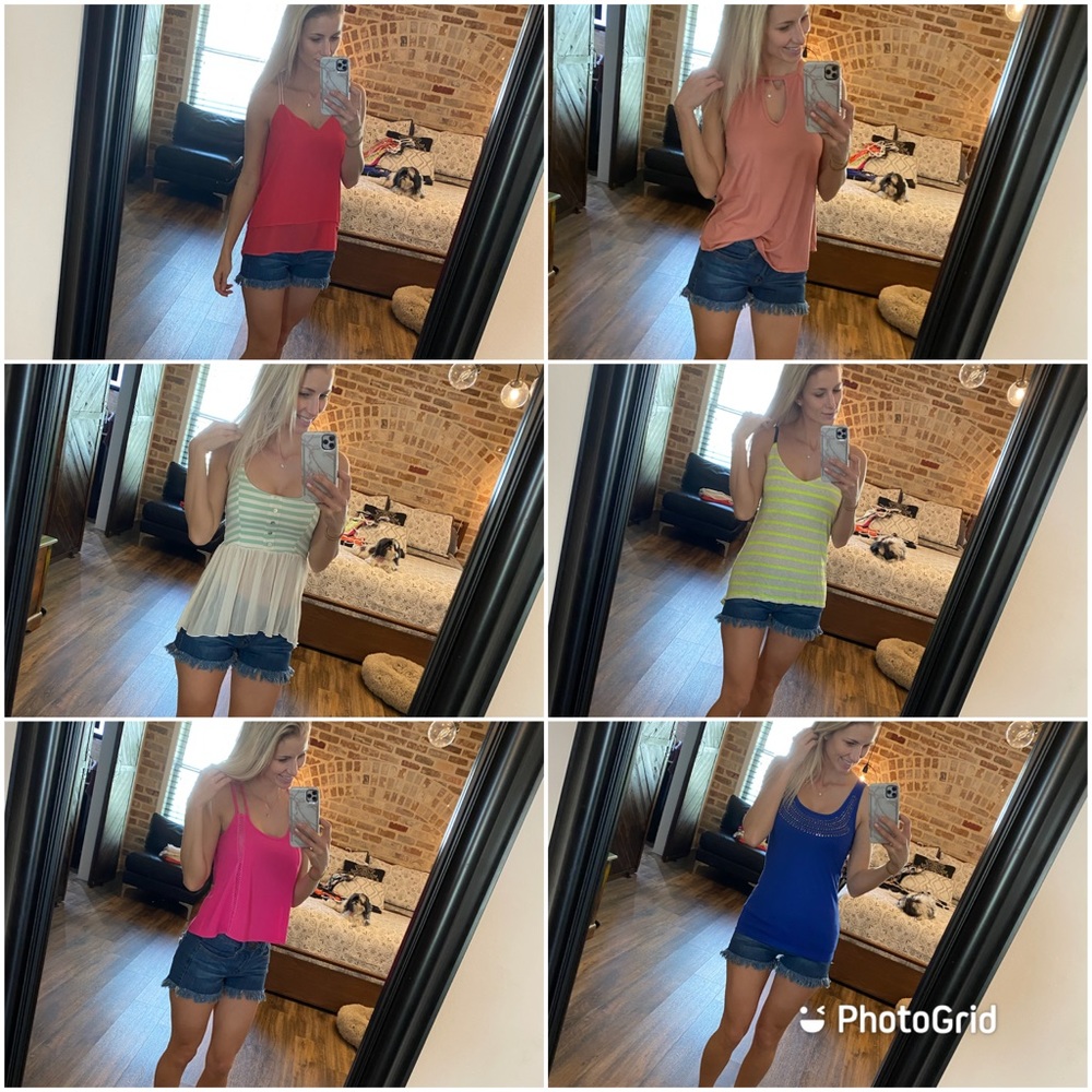 SOLD!!! 6 Tank Top Bundle!!